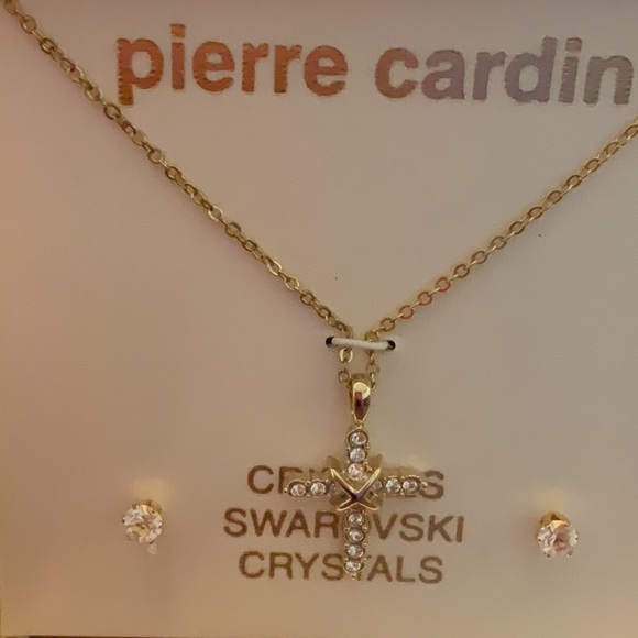 9” Pierre Cardin necklace and earrings - Picture 1 of 1